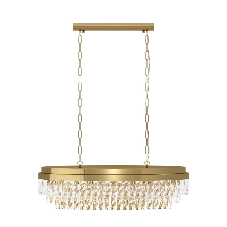 Eglo - Ccandelabro suspenso 10xE14/40W/230V dourado