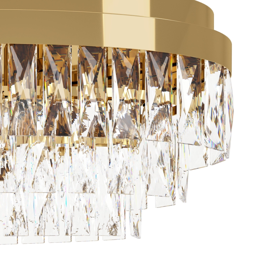 Eglo - Candelabro suspenso 13xE14/40W/230V dourado