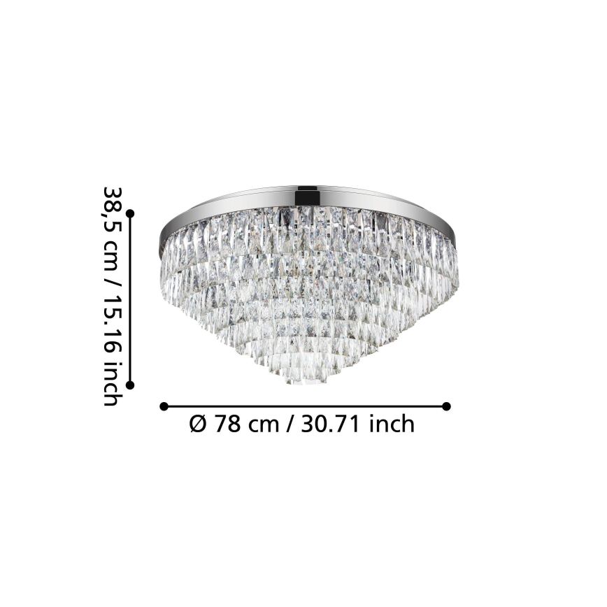 Eglo - Iluminação de teto 16xE14/40W/230V