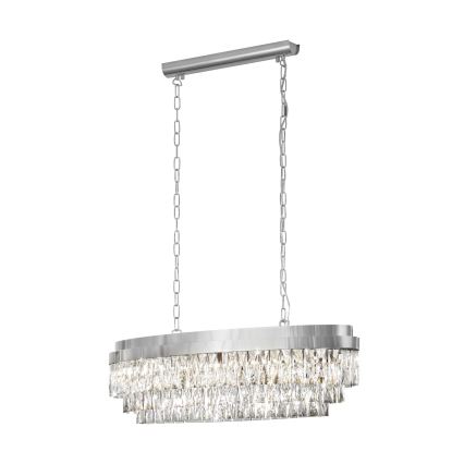 Eglo - Candelabro suspenso 10xE14/40W/230V brilhante cromado
