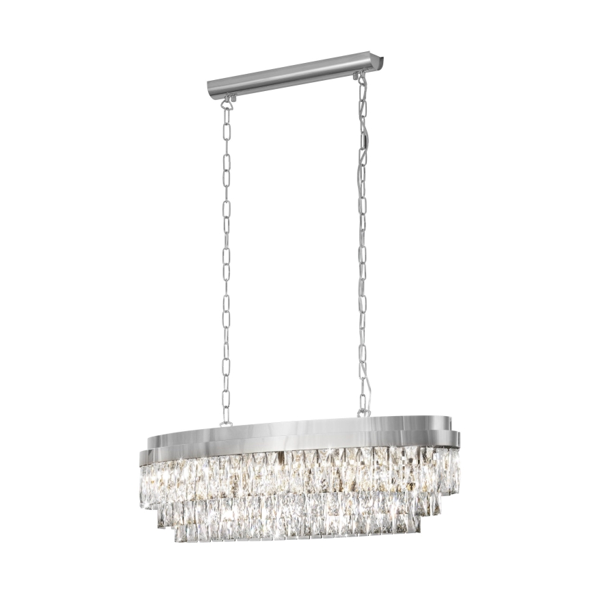 Eglo - Candelabro suspenso 10xE14/40W/230V brilhante cromado