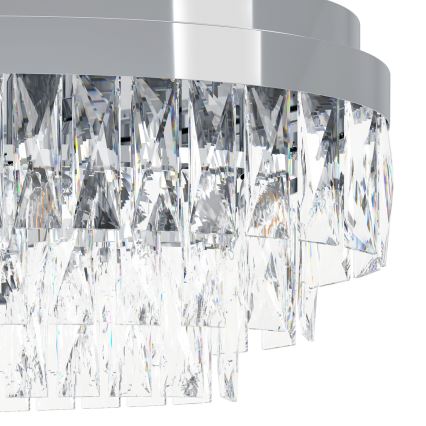 Eglo - Candelabro suspenso 10xE14/40W/230V brilhante cromado