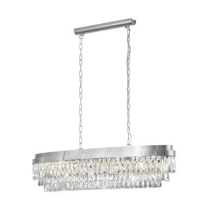 Eglo - Candelabro suspenso 13xE14/40W/230V brilhante cromado