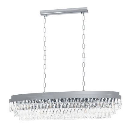 Eglo - Candelabro suspenso 13xE14/40W/230V brilhante cromado