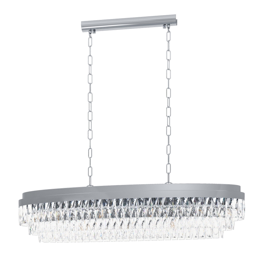 Eglo - Candelabro suspenso 13xE14/40W/230V brilhante cromado