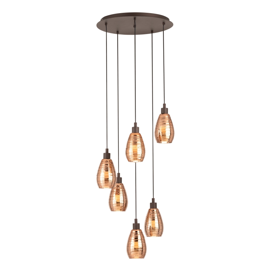 Eglo - Candelabro num fio 6xE27/60W/230V