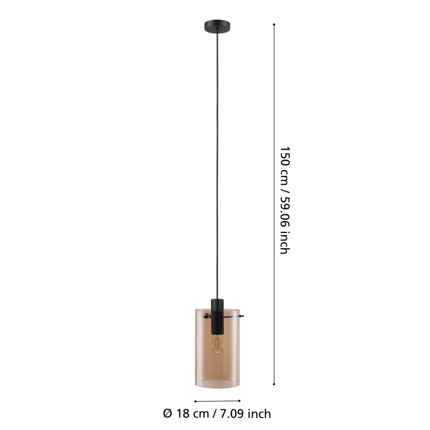 Eglo - Candelabro suspenso 1xE27/40W/230V