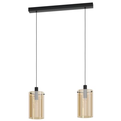 Eglo - Candelabro suspenso 2xE27/40W/230V