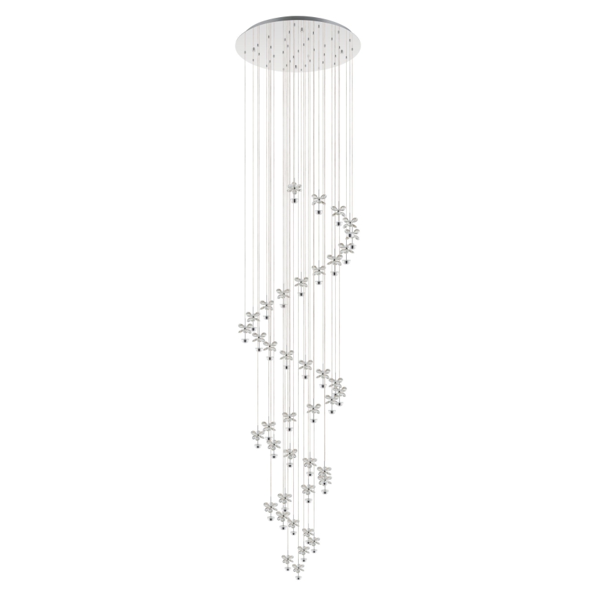 Eglo - Candelabro suspenso LED com regulação 40xLED/1,8W/230V