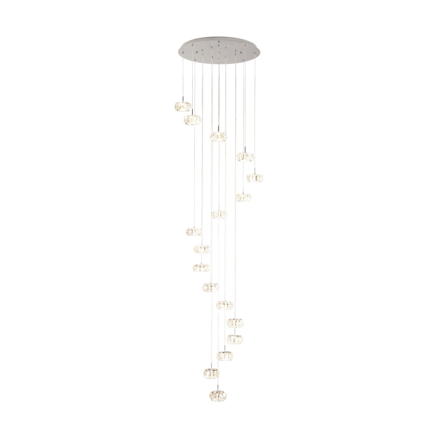 Eglo - Candelabro suspenso LED com regulação 17xLED/4,5W/230V