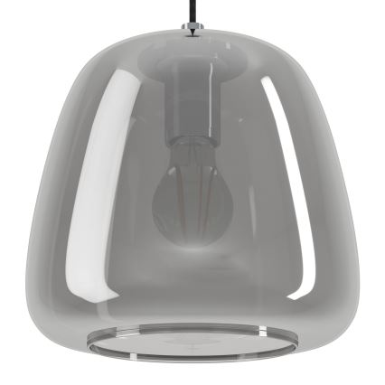 Eglo - Candeeiro suspenso 3xE27/40W/230V cromado brilhante