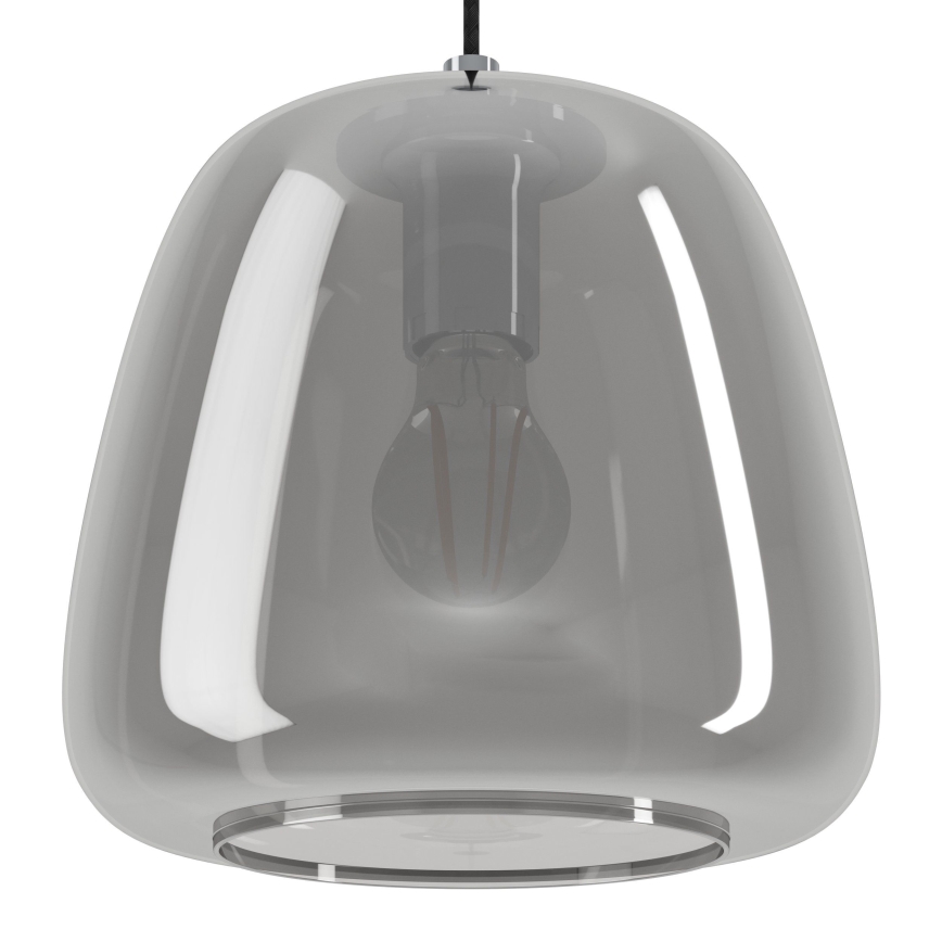 Eglo - Candeeiro suspenso 3xE27/40W/230V cromado brilhante