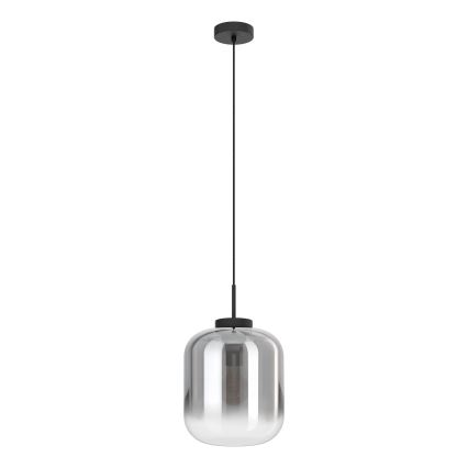 Eglo - Candeeiro suspenso 1xE27/40W/230V diâmetro 25 cm cinzento