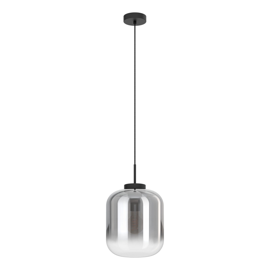 Eglo - Candeeiro suspenso 1xE27/40W/230V diâmetro 25 cm cinzento