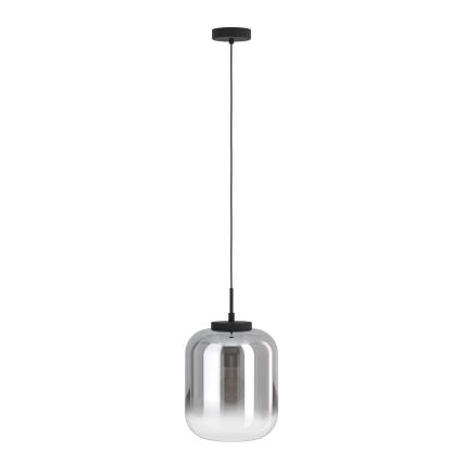Eglo - Candeeiro suspenso 1xE27/40W/230V diâmetro 25 cm cinzento
