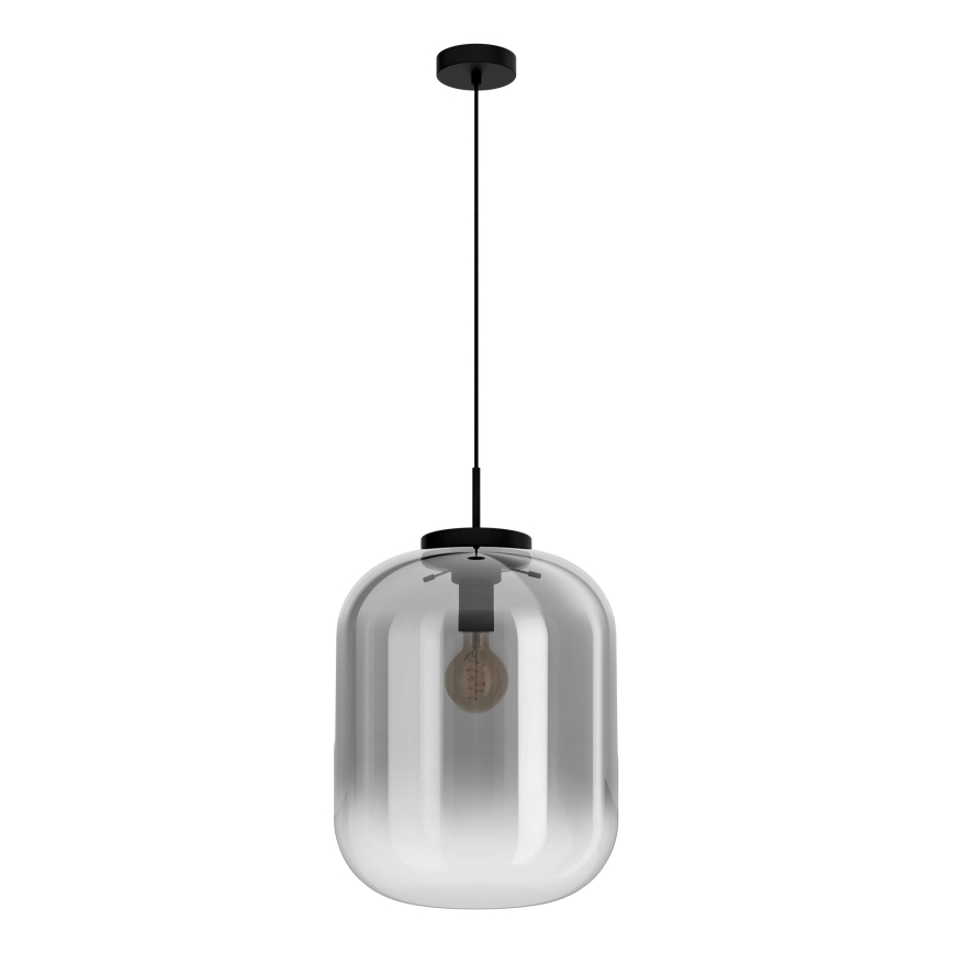 Eglo - Candeeiro suspenso 1xE27/40W/230V diâmetro 35 cm cinzento