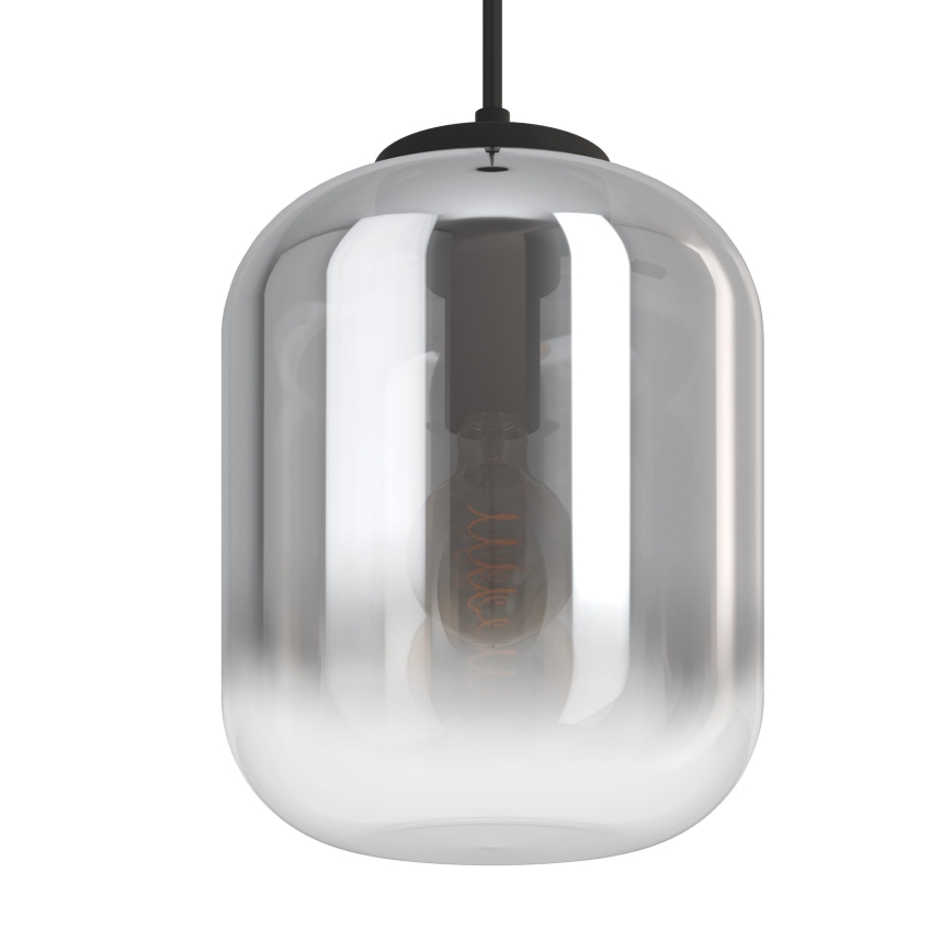 Eglo - Candeeiro suspenso 1xE27/40W/230V diâmetro 35 cm cinzento