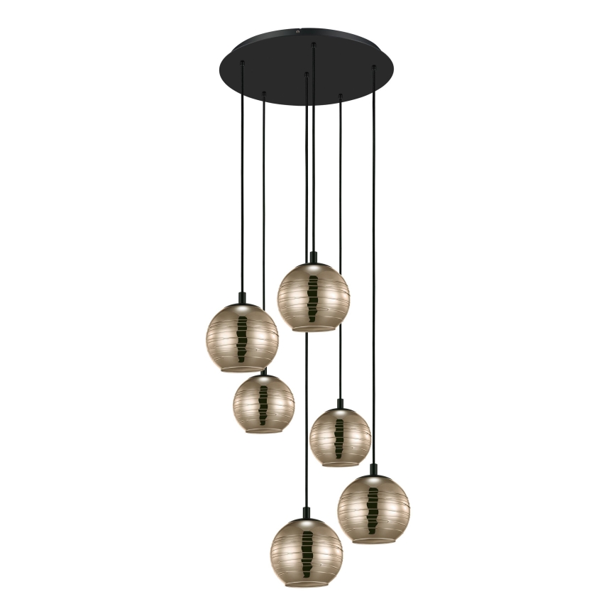Eglo - Candelabro suspenso 6xE27/40W/230V