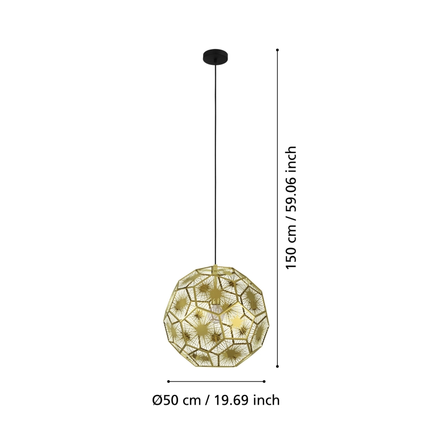 Eglo - Candelabro suspenso 1xE27/60W/230V d. 50 cm