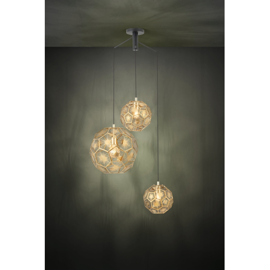 Eglo - Candelabro suspenso 3xE27/60W/230V