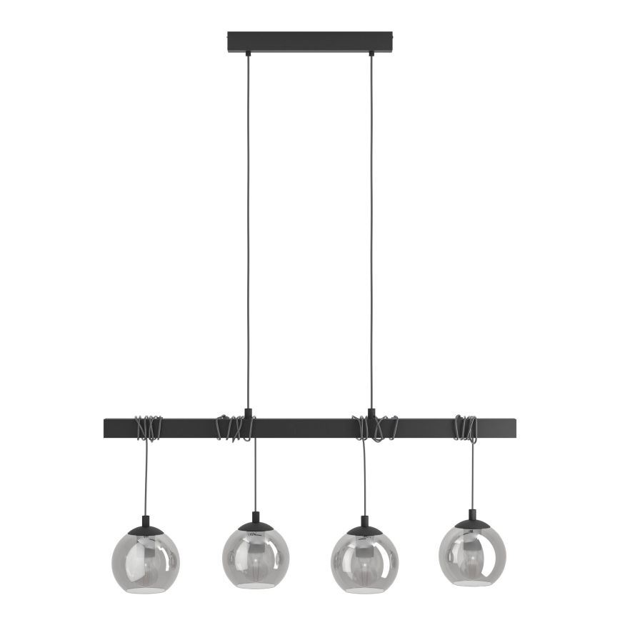 Eglo - Candelabro suspenso 4xE27/40W/230V