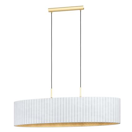 Eglo - Candelabro suspenso 2xE27/40W/230V branco