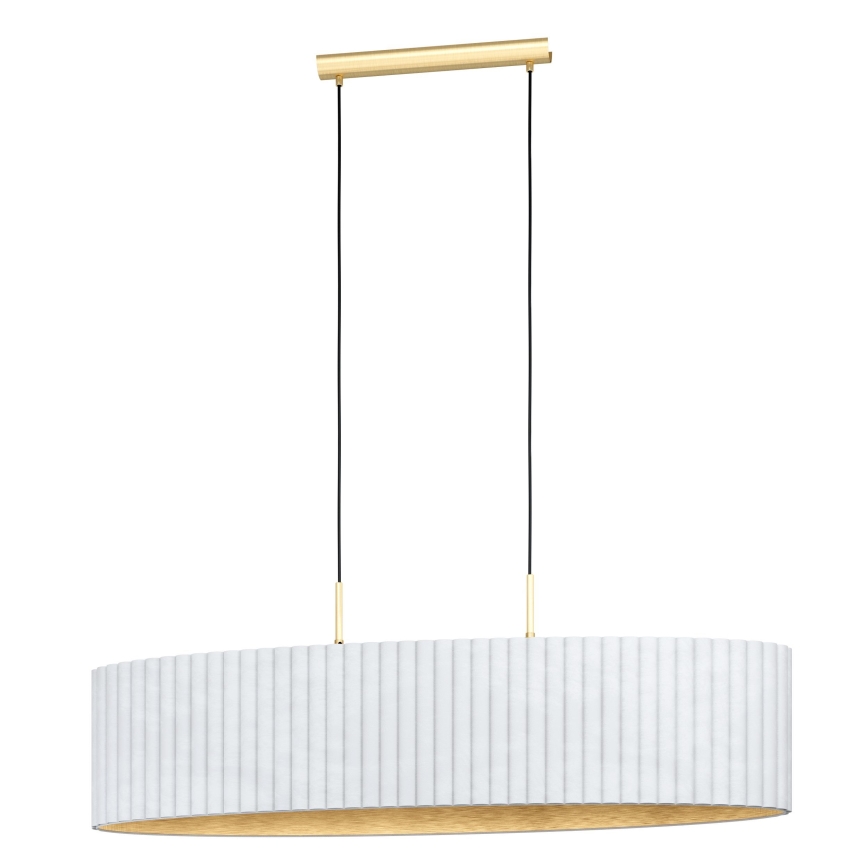 Eglo - Candelabro suspenso 2xE27/40W/230V branco