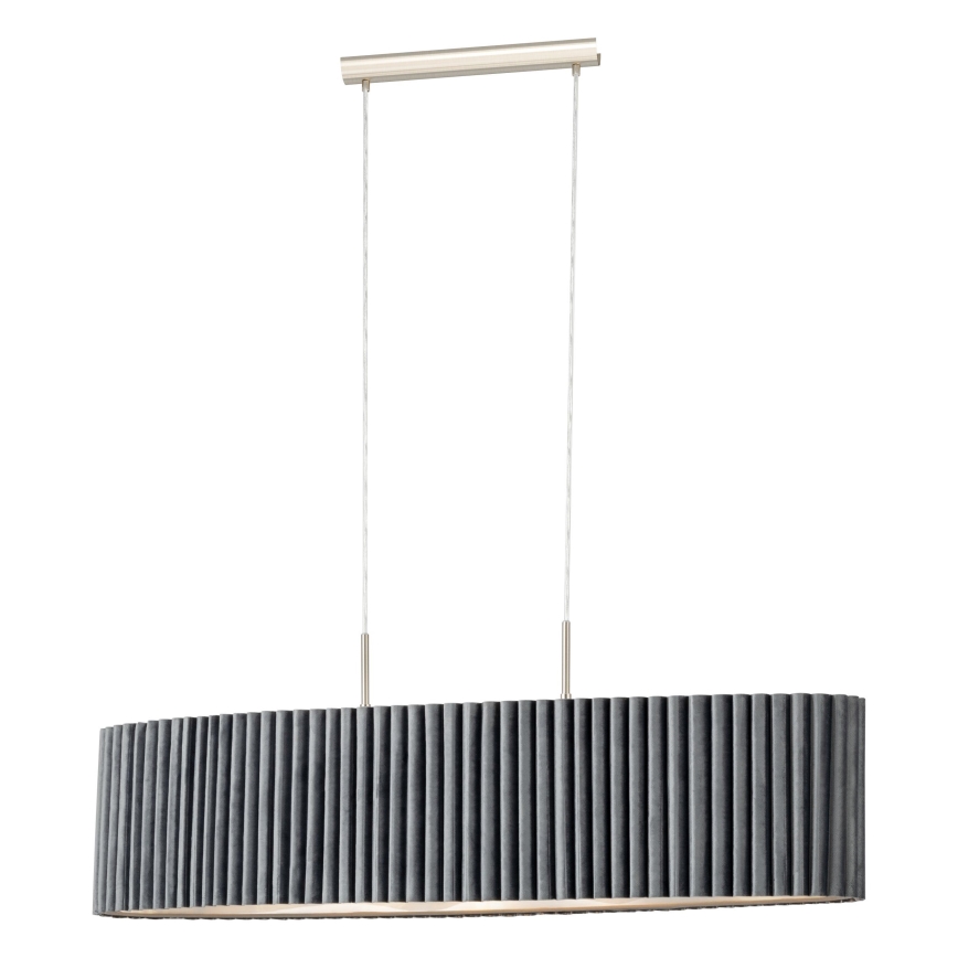 Eglo - Candelabro suspenso 2xE27/40W/230V cinzento