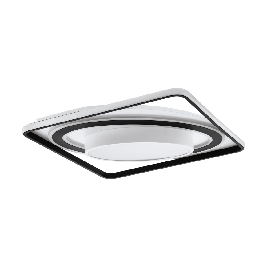 Eglo - Iluminação de teto LED com regulação LED/21,5W/230V + LED/10,5W + LED/3W 3000-6500K preto + comando