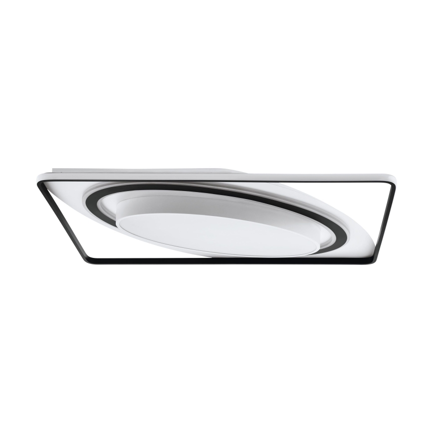 Eglo - Iluminação de teto LED com regulação LED/28W/230V+LED/13W+ LED/2,8W 3000-6500K preto + comando