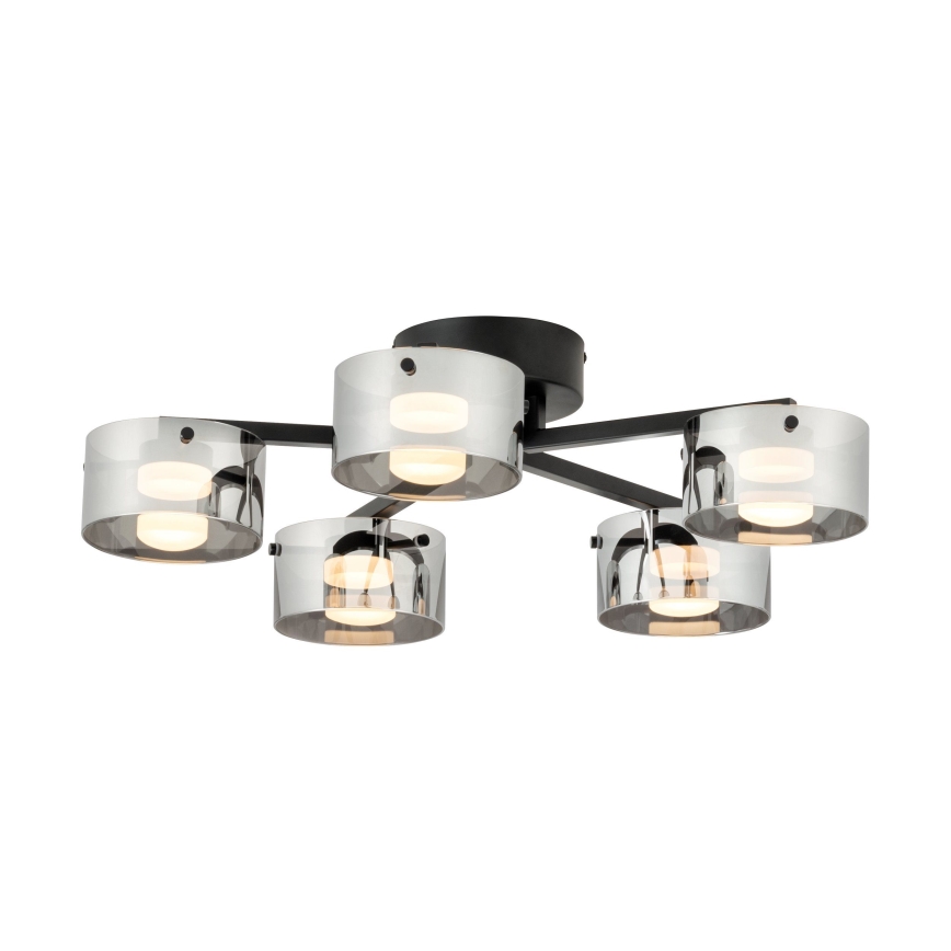 Eglo - Candelabro montado à superfície LED com regulação 5xLED/5,4W/230V