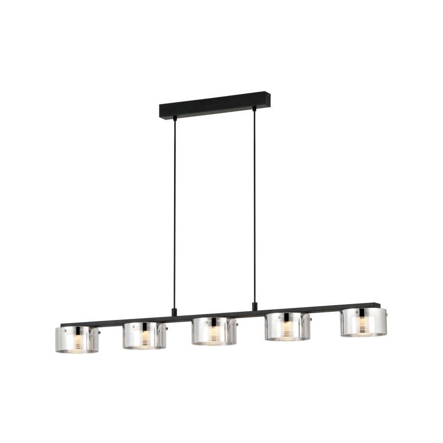 Eglo - Candelabro suspenso LED com regulação 5xLED/5,4W/230V
