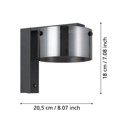 Eglo - Iluminação de parede LED com regulação 1xLED/7,2W/230V