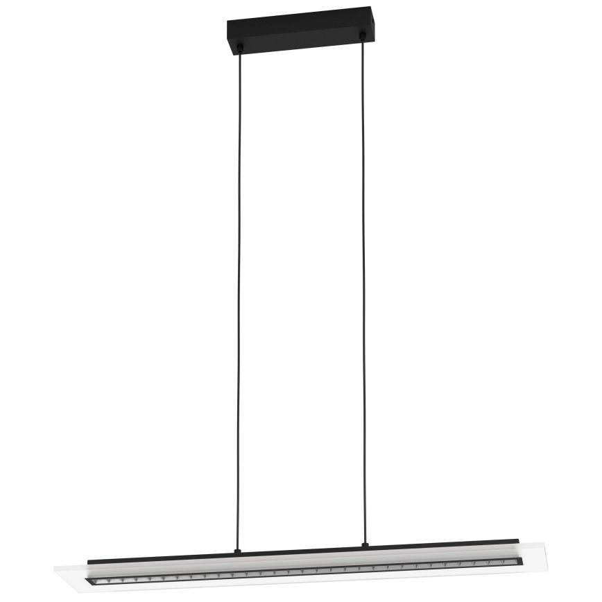 Eglo - Candeeiro suspenso LED com regulação LED/57,5W/230V 3000K preto + comando