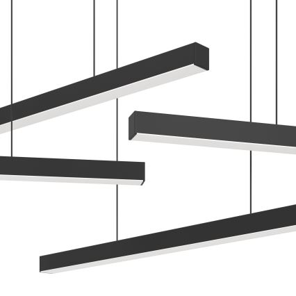Eglo - Candeeiro suspenso LED com regulação 6xLED/8,4W/230V 3000K preto