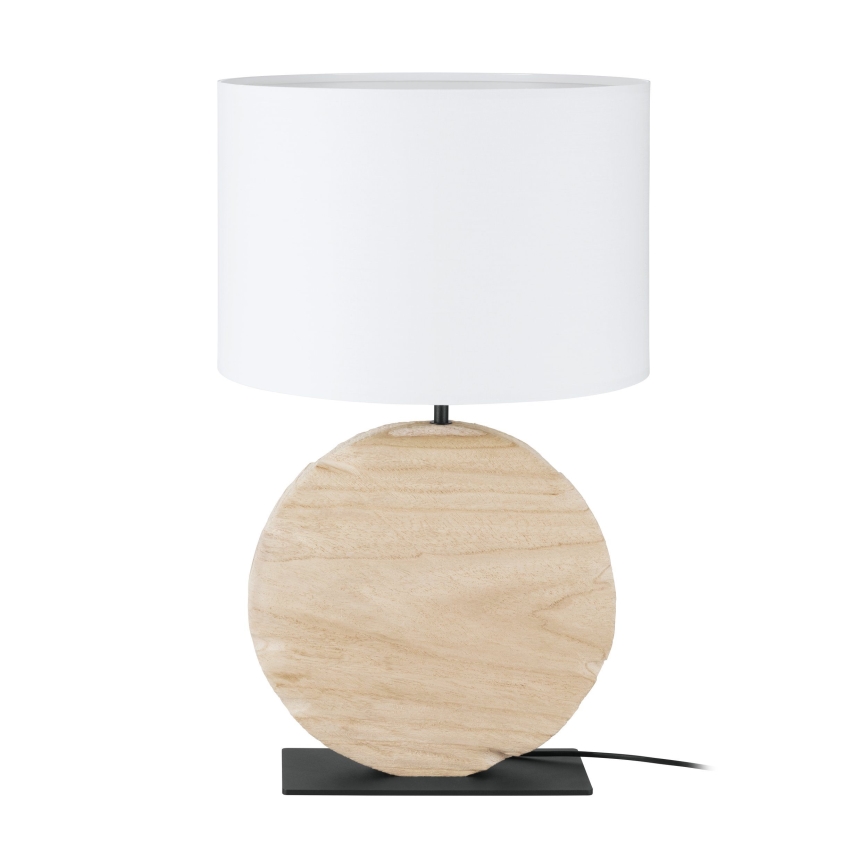 Eglo - Candeeiro de mesa 1xE27/40W/230V 63,5 cm castanho
