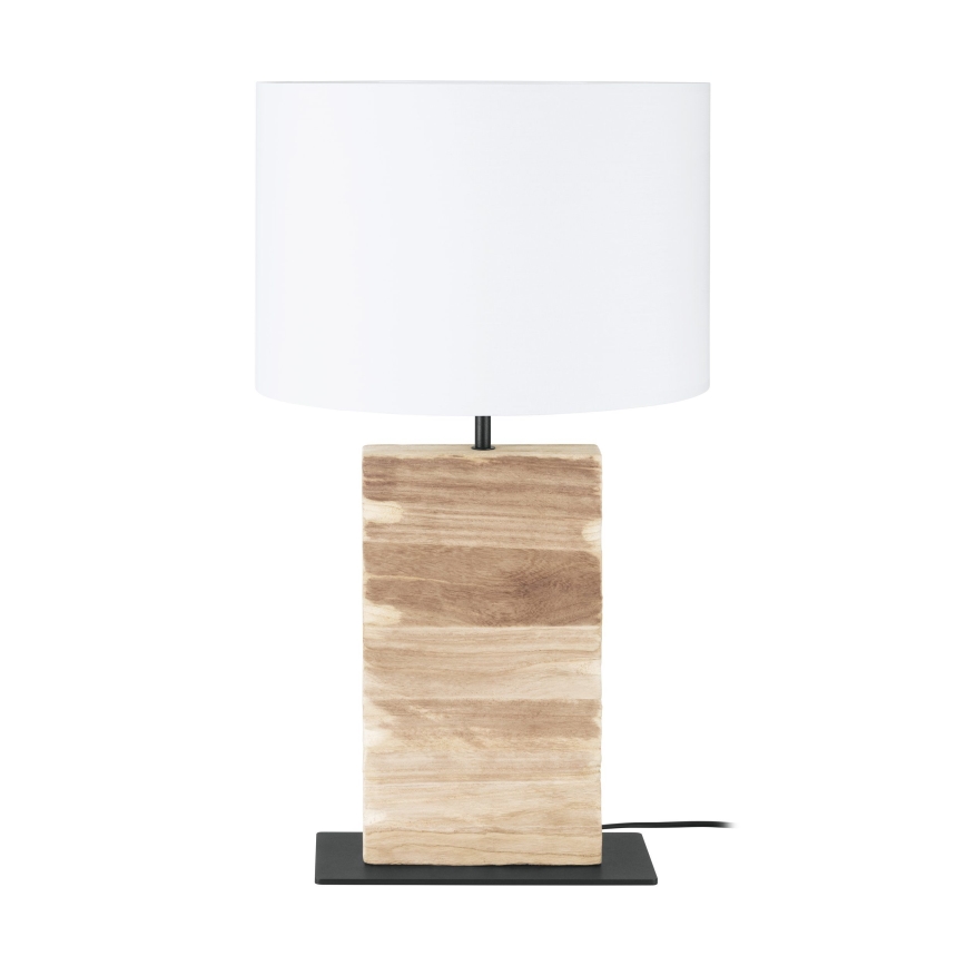 Eglo - Candeeiro de mesa 1xE27/40W/230V 62,5 cm castanho