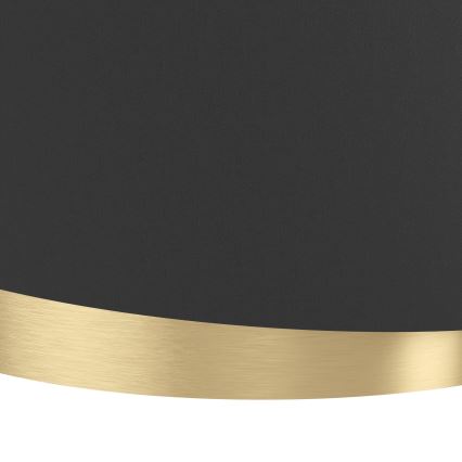 Eglo 39926 - Candeeiro suspenso MANDERLINE 1xE27/40W/230V preto/dourado