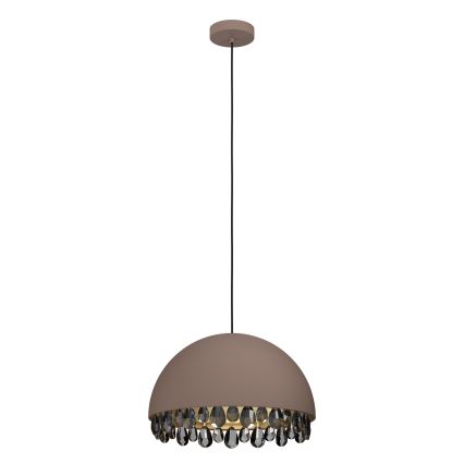 Eglo - Candeeiro suspenso 1xE27/40W/230V castanho