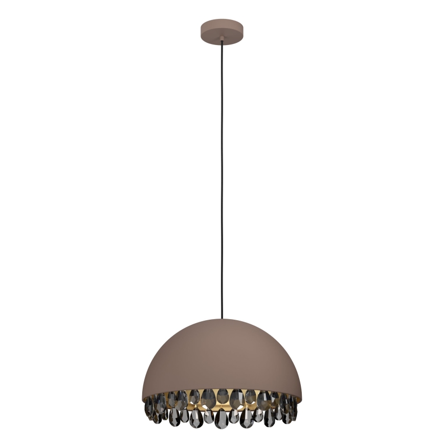 Eglo - Candeeiro suspenso 1xE27/40W/230V castanho