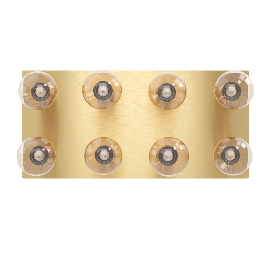 Eglo - Iluminação de teto 8xE27/40W/230V dourado