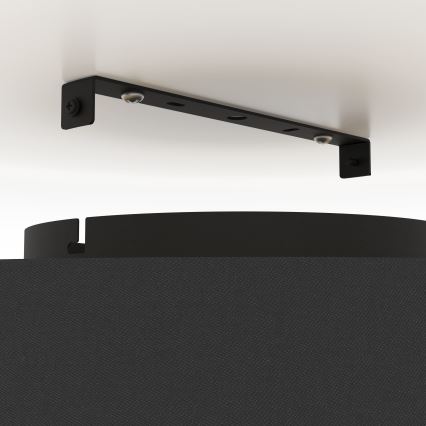 Eglo - Iluminação de teto 1xE27/40W/230V preto/dourado