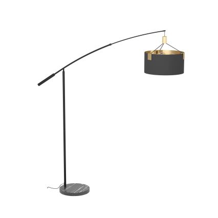 Eglo - Candeeiro de chão 3xE27/40W/230V preto/dourado