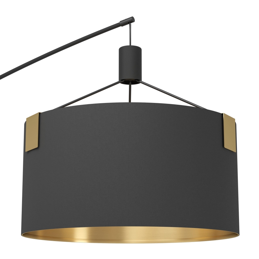 Eglo - Candeeiro de chão 3xE27/40W/230V preto/dourado