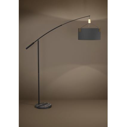 Eglo - Candeeiro de chão 3xE27/40W/230V preto/dourado