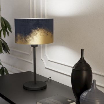 Eglo 39975 - Candeeiro de mesa CASUARITA 1xE27/40W/230V azul/dourado