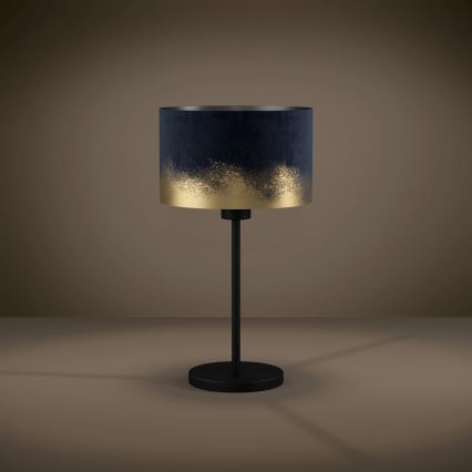 Eglo 39975 - Candeeiro de mesa CASUARITA 1xE27/40W/230V azul/dourado