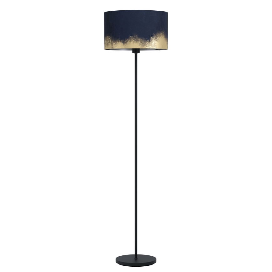 Eglo - Candeeiro de chão 1xE27/40W/230V azul/dourado