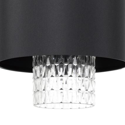 Eglo - Candeeiro suspenso 1xE27/40W/230V preto