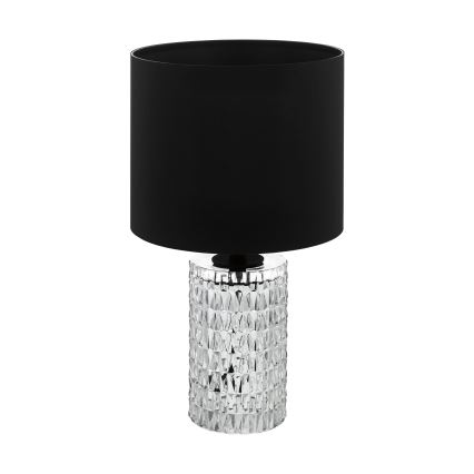 Eglo - Candeeiro de mesa 1xE27/40W/230V preto